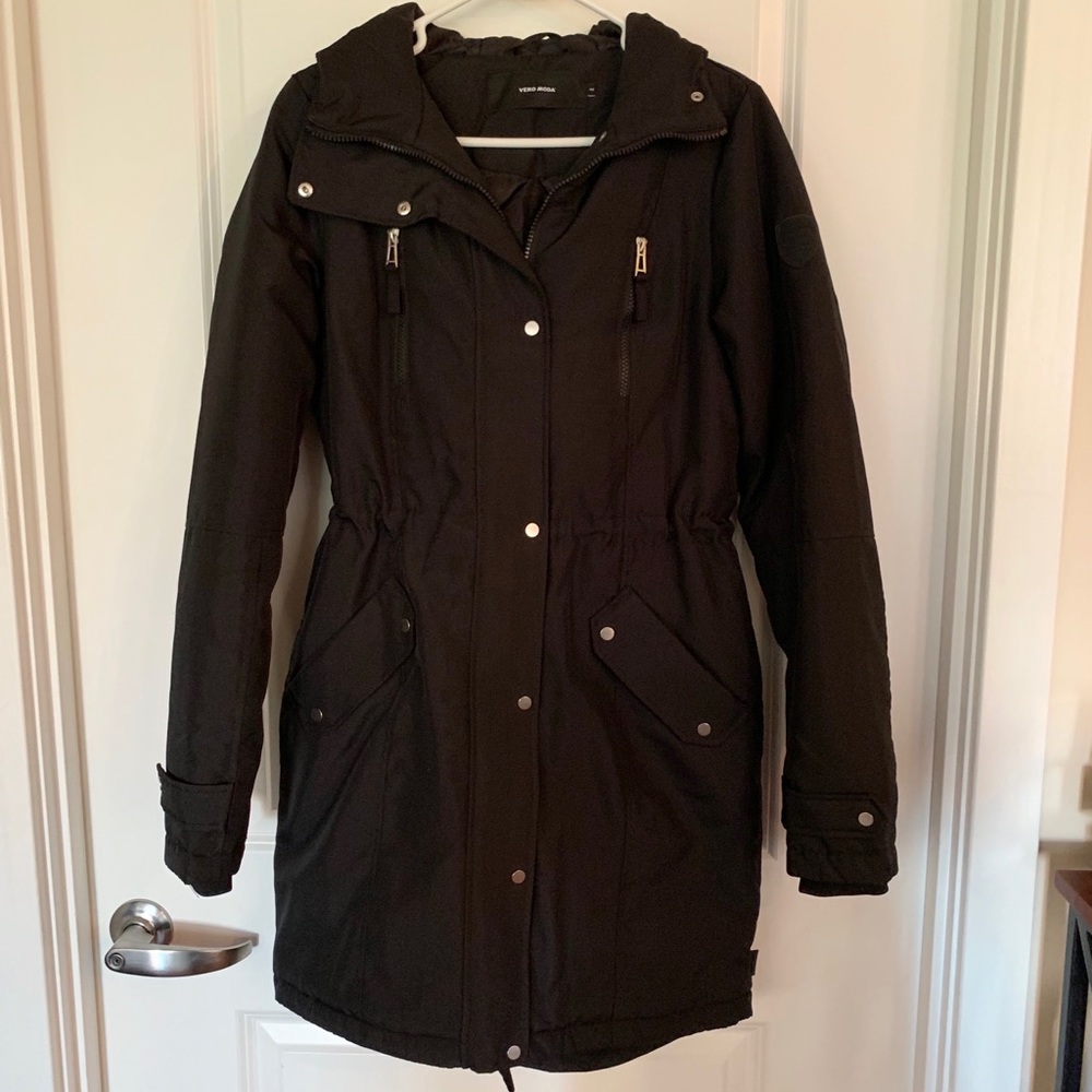Vero Moda Black Puffy Winter Coat